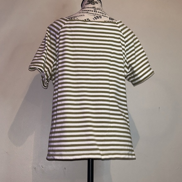 Coral Bay Black and White Relaxed Sailor Collar Tee - Picture 8 of 10